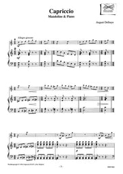 Delhaye - Capriccio (Mandolin and Piano) - M9666DMP