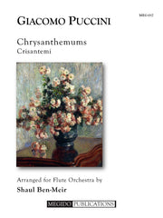 Puccini (arr. Ben-Meir) - Chrysanthemums (Flute Orchestra) - MEG017