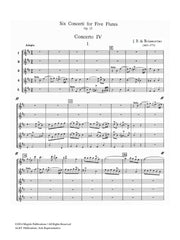 Boismortier - Six Concerti for Five Flutes, Op. 15, Volume 2 (#4-6) - MEG053