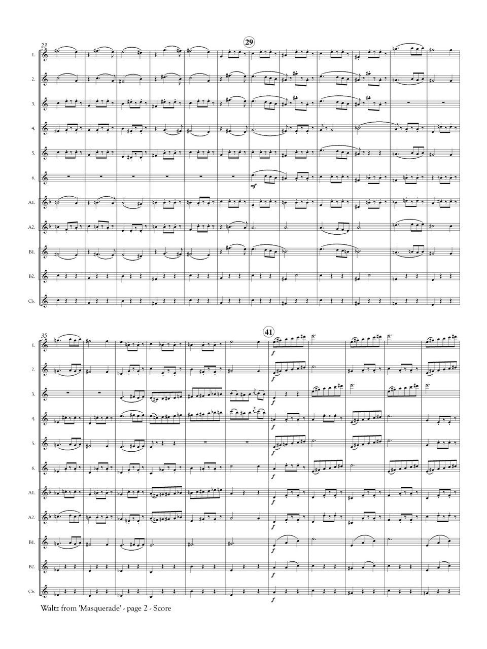 Masquerade Waltz Sheet music for Violin (Solo)