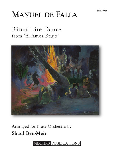 De Falla (arr. Ben-Meir) - Ritual Fire Dance 'El Amor Brujo' (Flute Orchestra) - MEG068