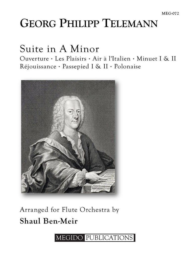 Telemann (arr. Ben-Meir) - Suite in A Minor (Flute Orchestra) - MEG072