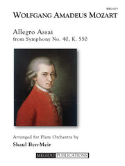 Mozart (arr. Ben-Meir) - Allegro Assai from Symphony No. 40 (Flute Orchestra) - MEG075