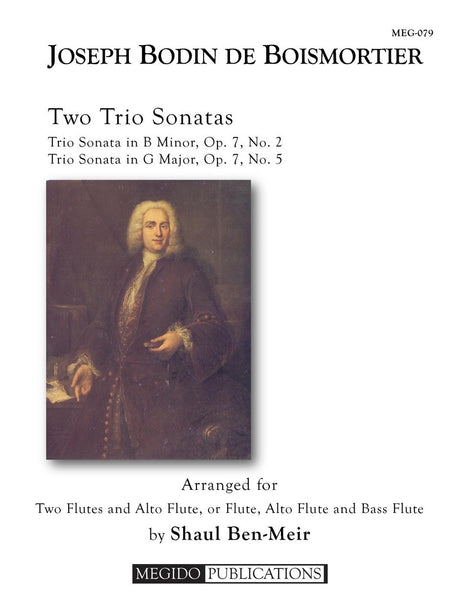 Boismortier (arr. Ben-Meir) - Two Trio Sonatas (Flute Trio) - MEG079
