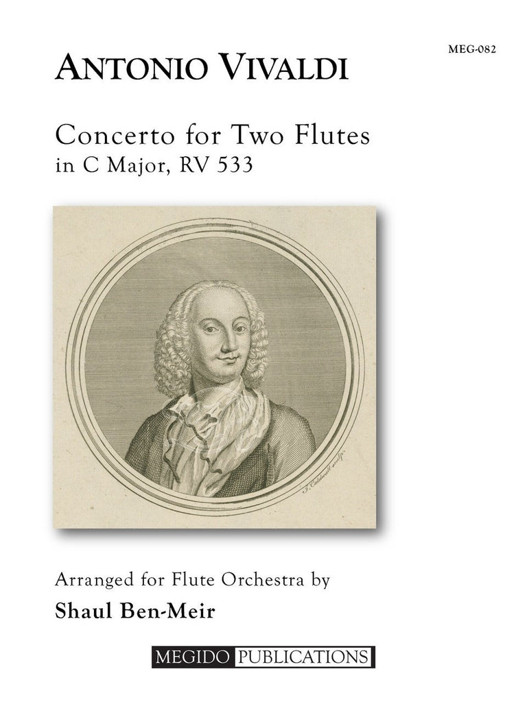 Vivaldi (arr. Ben-Meir) - Concerto for Two Flutes in C Major, RV 533 (Flute Orchestra) - MEG082