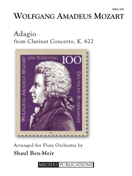 Mozart (arr. Ben-Meir) - Adagio from Clarinet Concerto, K. 622 (Flute Orchestra) - MEG087