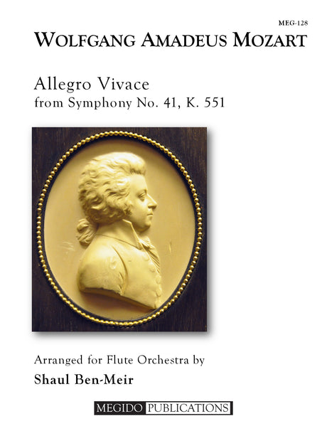 Mozart (arr. Ben-Meir) - Allegro Vivace from Symphony No. 41 (Flute Orchestra) - MEG128