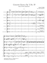 Vivaldi (arr. Ben-Meir) - Concerto Grosso, Op. 3, No. 10 (Flute Orchestra) - MEG130