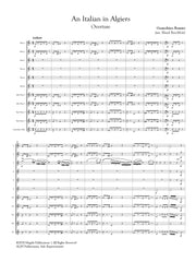 Rossini (arr. Ben-Meir) - Overture to An Italian in Algiers for Flute Orchestra - MEG133
