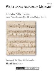 Mozart (arr. Ben-Meir) - Rondo Alla Turca (Flute Orchestra) - MEG160