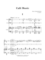 Schoenfeld - Cafe Music for Violin, Cello and Piano (Piano Score and Parts) - MIG01