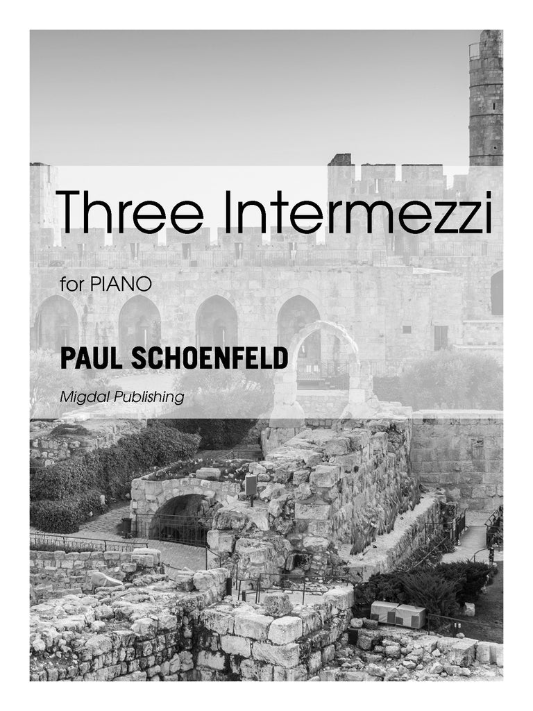 Schoenfeld - Three Intermezzi for Piano Solo - MIG18