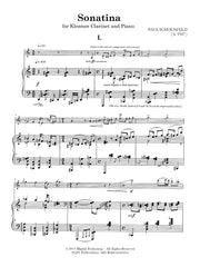Schoenfeld - Sonatina for Klezmer Clarinet and Piano - MIG21