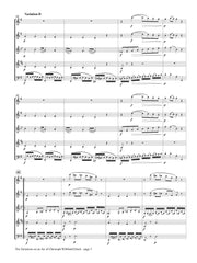 Mozart (arr. Popkin) - Ten Variations on an Air of Gluck for Wind Quintet - MP20