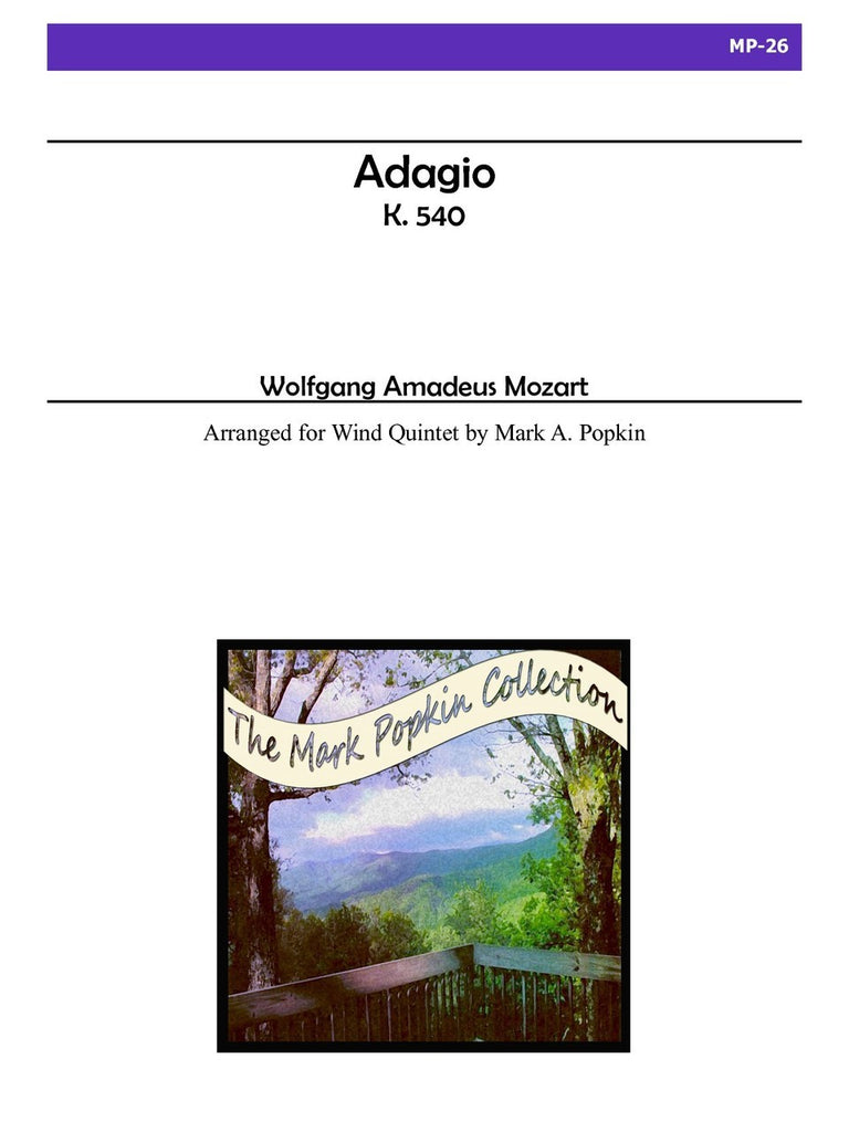 Mozart (arr. Popkin) - Adagio, K. 540 for Wind Quintet - MP26