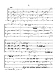 Mozart (arr. Popkin) - Quartet, K. 458 "The Hunt" for Wind Quintet - MP11