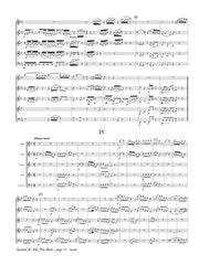 Mozart (arr. Popkin) - Quartet, K. 458 "The Hunt" for Wind Quintet - MP11