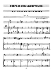 Luypaerts - Solfège rythmique / Ritmische notenleer (2ème année/2de jaar) Accompagnement/Begeleiding - MT0847bEJM