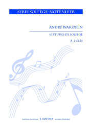 Waignein - 10 Études de solfège (2 clés) - MT0920aEJM