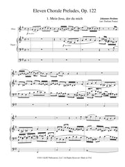 Brahms (arr. Franz) - Eleven Chorale Preludes, Op. 122 - O01