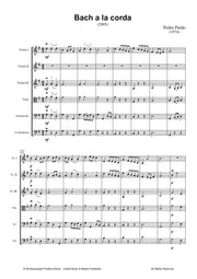 Pardo - Bach a la corda for String Orchestra - OR3039PM