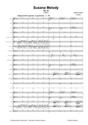 Lluch - Susana Melody for Orchestra - OR3068PM