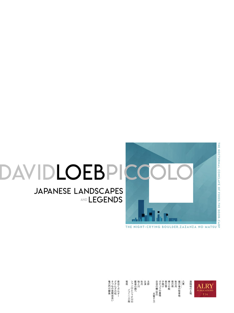 Loeb - Japanese Landscapes and Legends for Solo Piccolo - P34