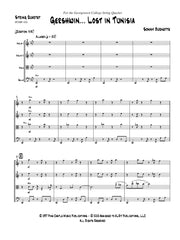 Burnette - Gershwin... Lost in Tunisia for String Quartet - PCMP102