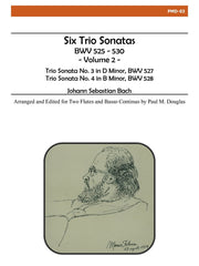 Bach (arr. Douglas) - Six Trio Sonatas, Vol. II - PMD03