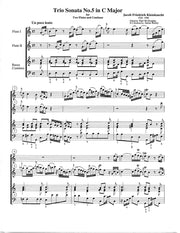 Kleinknecht (arr. Douglas) - Six Trio Sonatas, Vol. III - PMD13