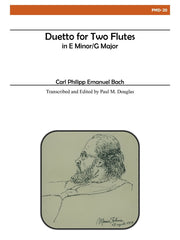 Bach - Duetto in E Minor/G Major for Two Flutes - PMD20