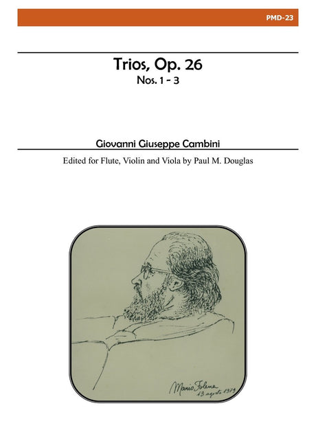 Cambini (arr. Douglas) - Trios, Op. 26, Nos. 1-3 - PMD23