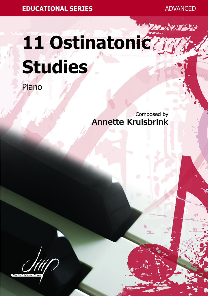 Kruisbrink - 11 Ostinatonic Studies for Piano - PN116036DMP
