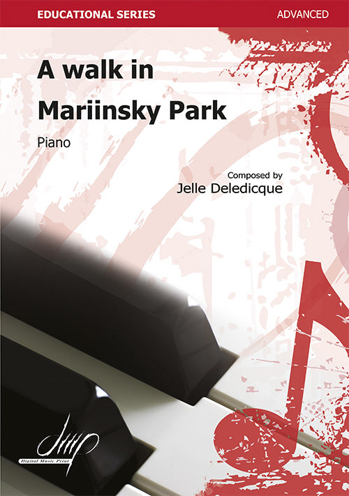 Deledicque - A walk in Mariinsky Park for Piano Solo - PN119006DMP