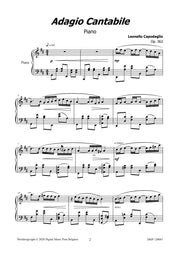 Capodaglio - Adagio Cantabile for Piano - PN120083DMP