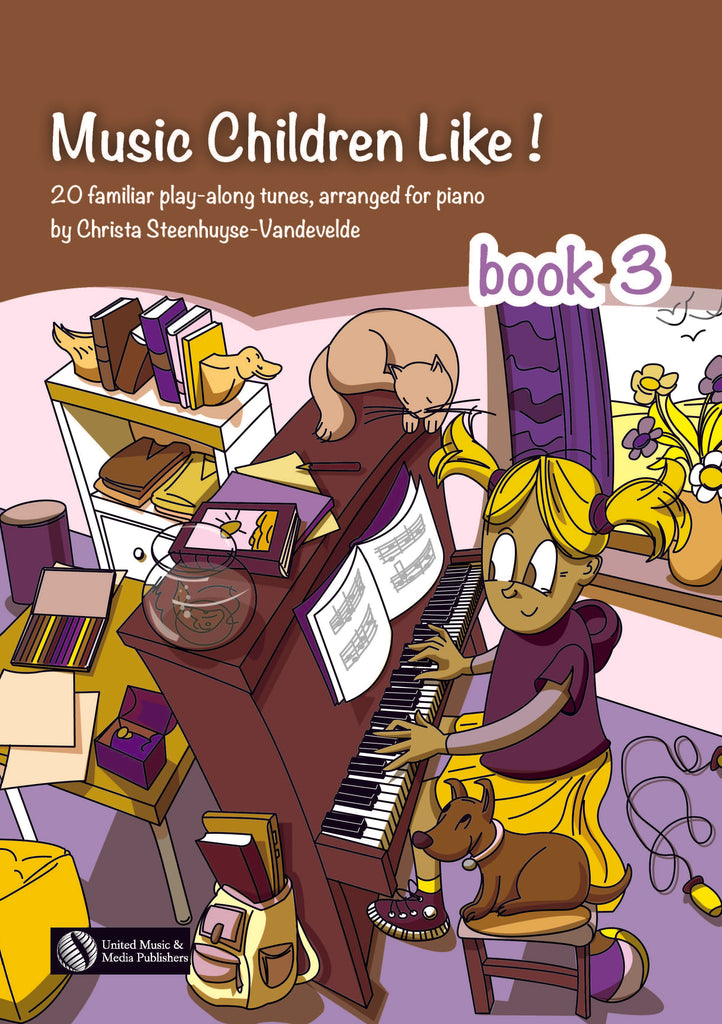 Music Children Like! - Book 3 for Piano with Play-along tracks - PN170302UMMP
