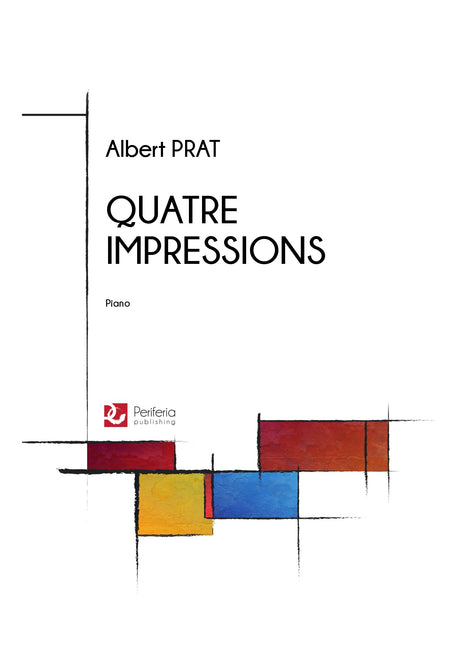 Prat - Quatre Impressions for Piano - PN3113PM