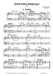 Homs - Suite per a Piano, Op. 1 - PN3218PM