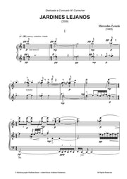 Zavala - Jardines Lejanos for Piano - PN3534PM