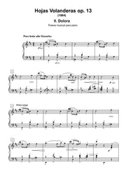 Pedrell - Hojas volanderas for Piano - PN3605PM