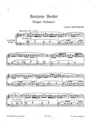 Mortelmans - Eenzame Herder for Piano Solo - PN4608EM