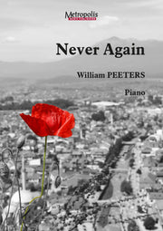 Peeters - Never Again for Piano Solo - PN6999EM