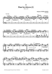Vande Ginste - Complete 366' - Book 3: Etudes pour les Intervalles for Piano Solo - PN7084EM