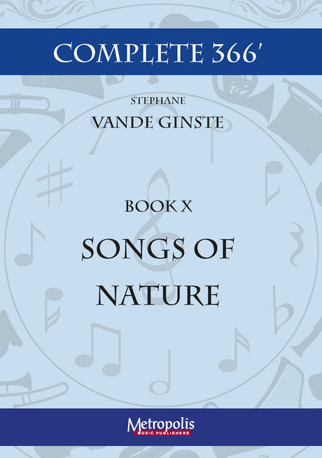Vande Ginste - Complete 366' - Book 10: Songs of Nature for Piano Solo - PN7130EM