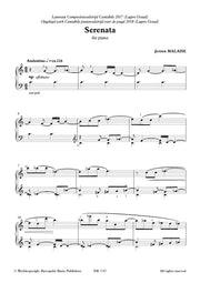 Malaise - Serenata for Piano Solo - PN7137EM