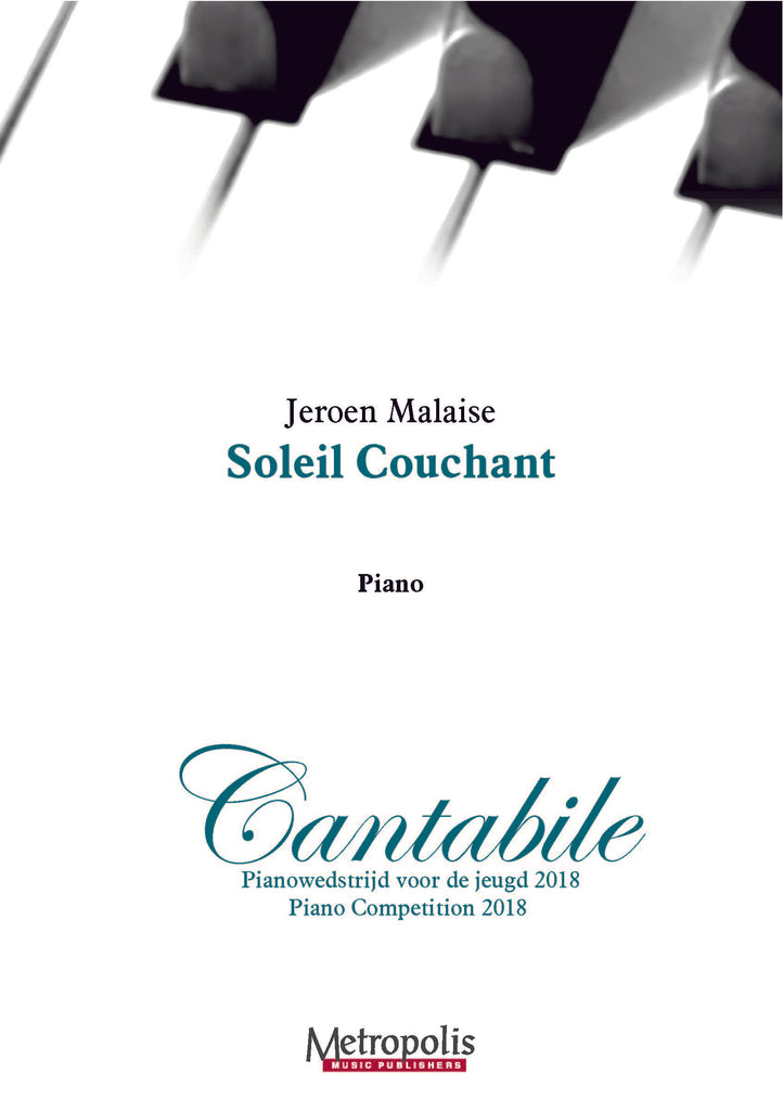 Malaise - Soleil Couchant for Piano Solo - PN7138EM