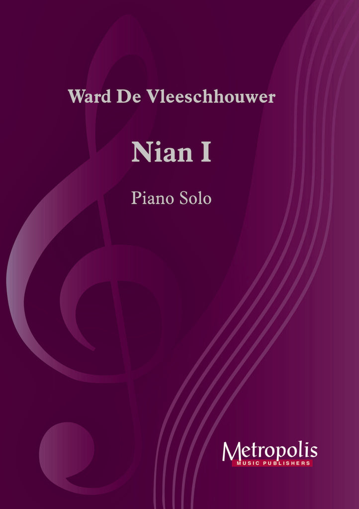 De Vleeschhouwer - Nian I for Piano Solo - PN7172EM