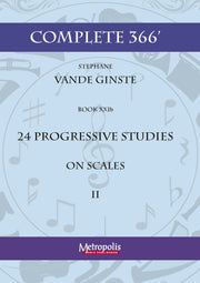Vande Ginste - Complete 366' - Book 21b: Studies on Scales for Piano Solo - Book 2 - PN7234EM