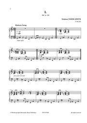 Vande Ginste - Complete 366' - Book 23: 3 Studies on Walking Bass for Piano Solo - PN7237EM