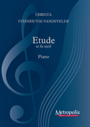 Steenhuyse-Vandevelde - Etude in fis moll for Piano Solo - PN7243EM